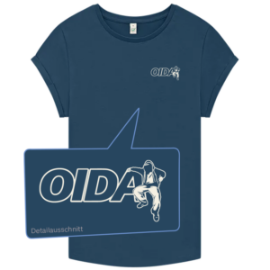 OIDA Damen Rolled Sleeve T-Shirt by Peter Panierer